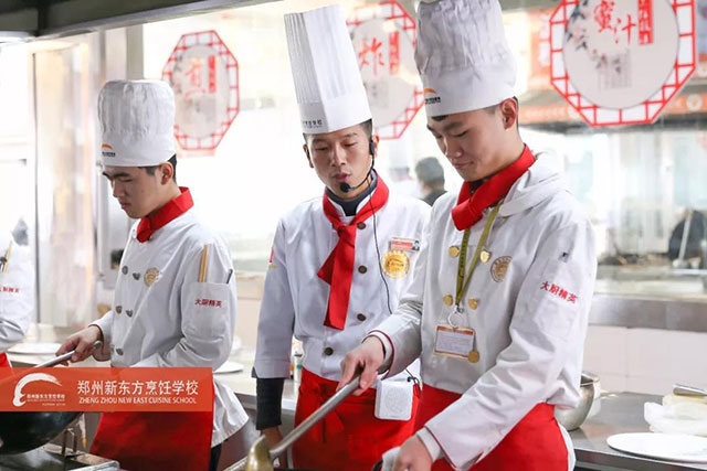 郑州新东方烹饪学校学厨师